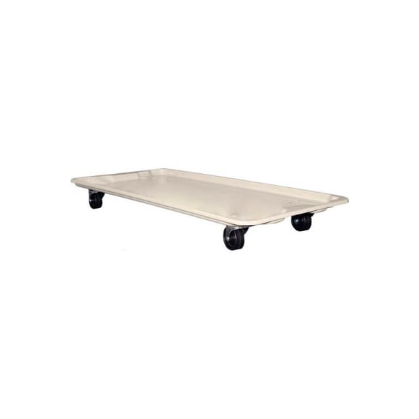 Mfg Tray Molded Fiberglass Dolly 780138 for 42-1/2" x 20" x 14-1/4" Tote, White 7801385269 - main